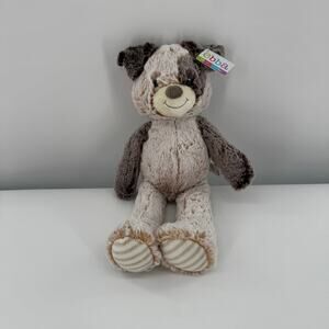 Ebba Brown White‎ Teddy Bear Plush Stuffed Animal Soft Plush Collectable  15"